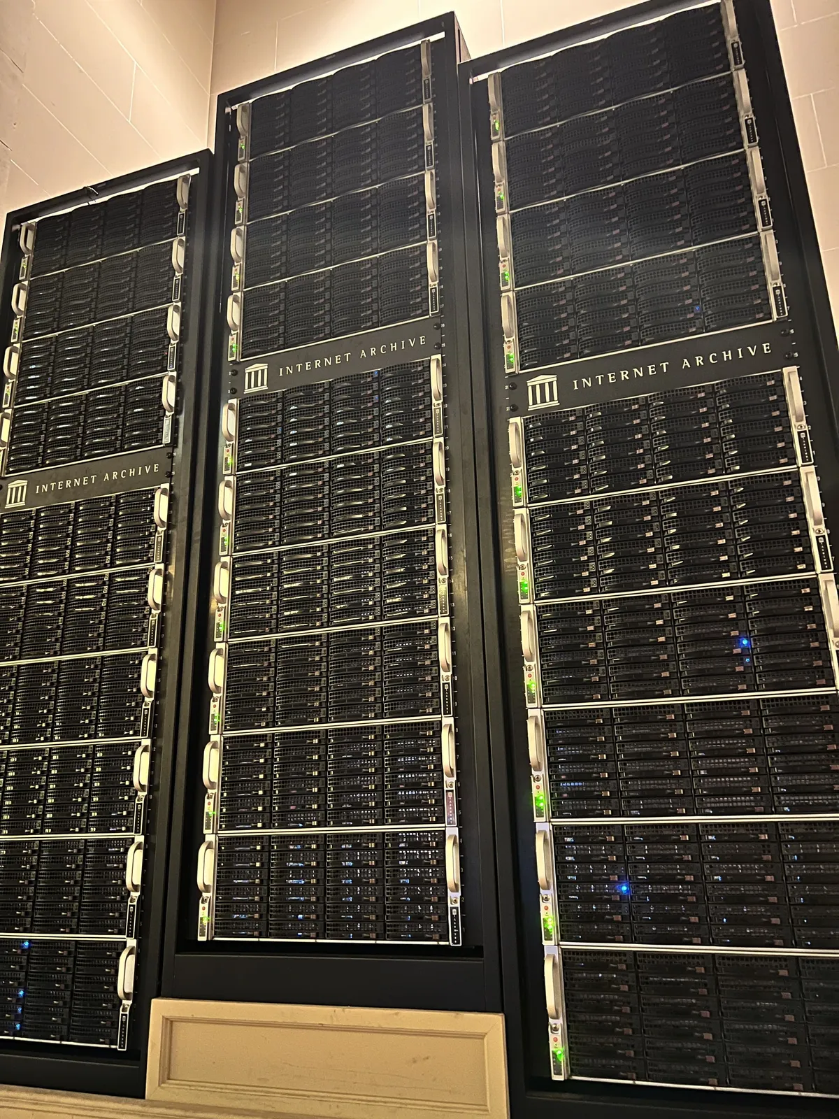 three, multiple meters-all servers, all belonging to the Internet Archive